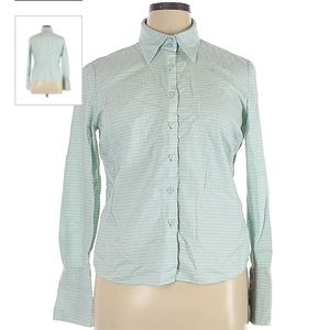 Tommy Hilfiger Blue & Green Button Down